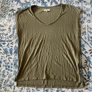 Madewell cap sleeve tee